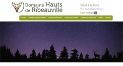 Desktop Screenshot of domaine-hauts-de-ribeauville.fr
